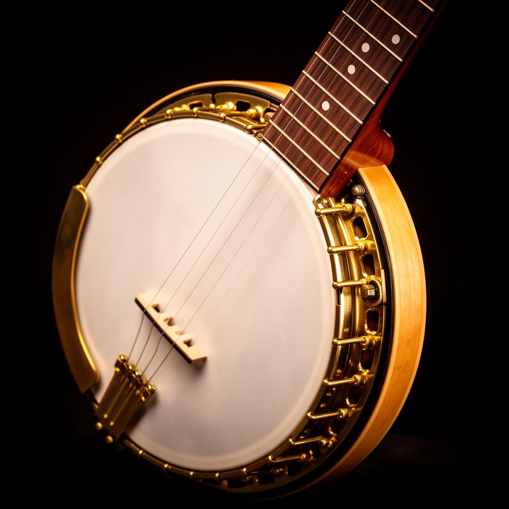 Open-Back Clawhammer Banjo — Walnut Neck