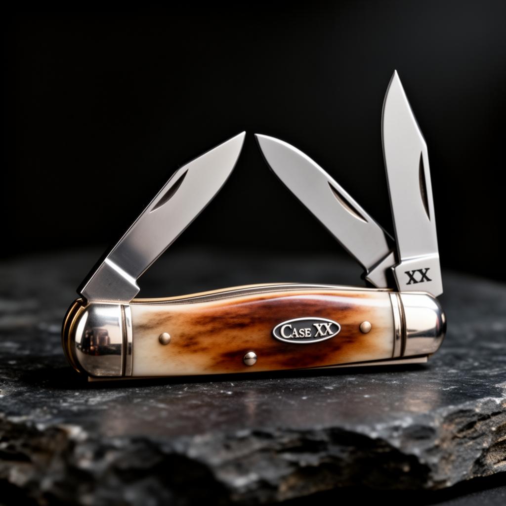 Case XX Mini Trapper — Red Jigged Bone