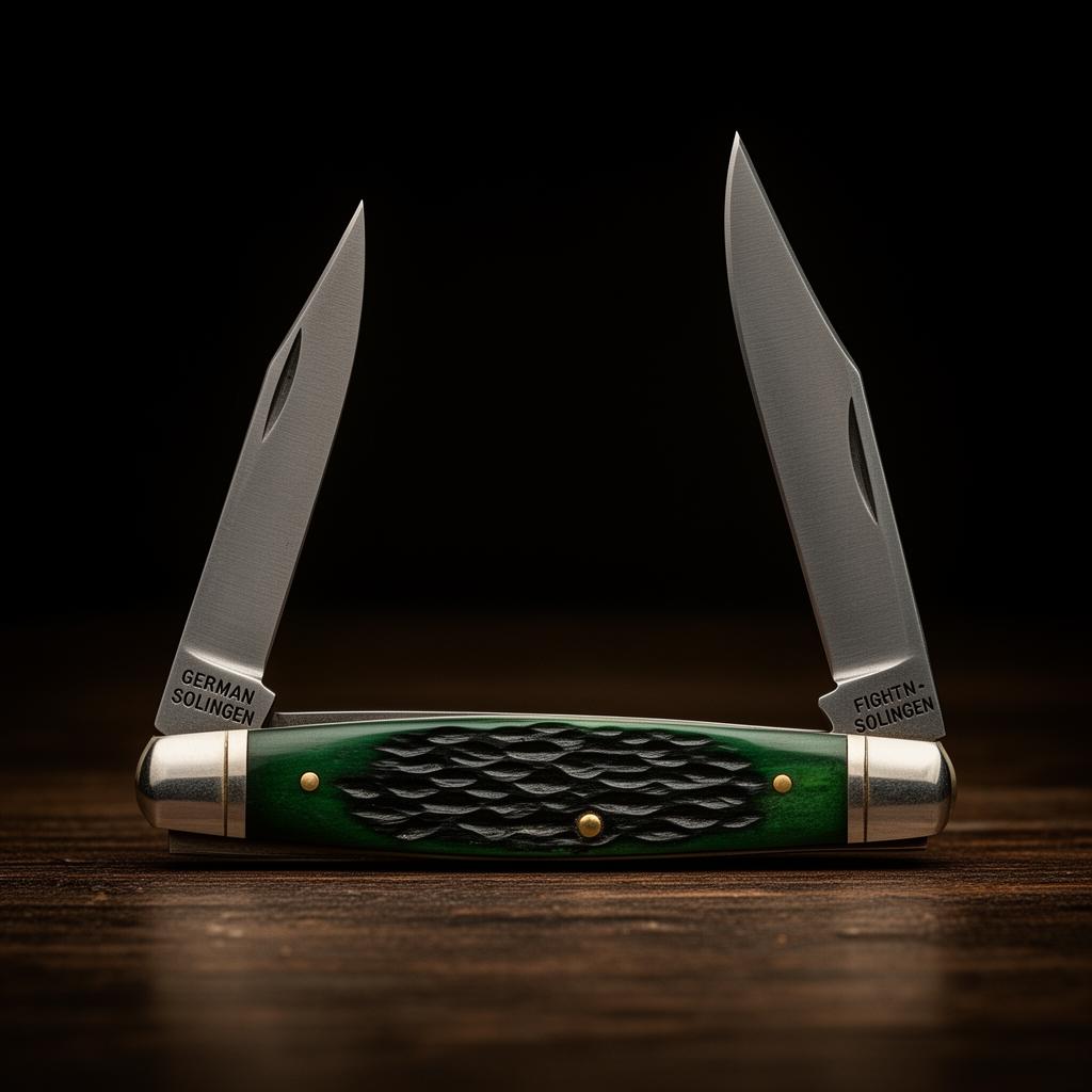 Fight'n Rooster Muskrat — Green Jigged Bone